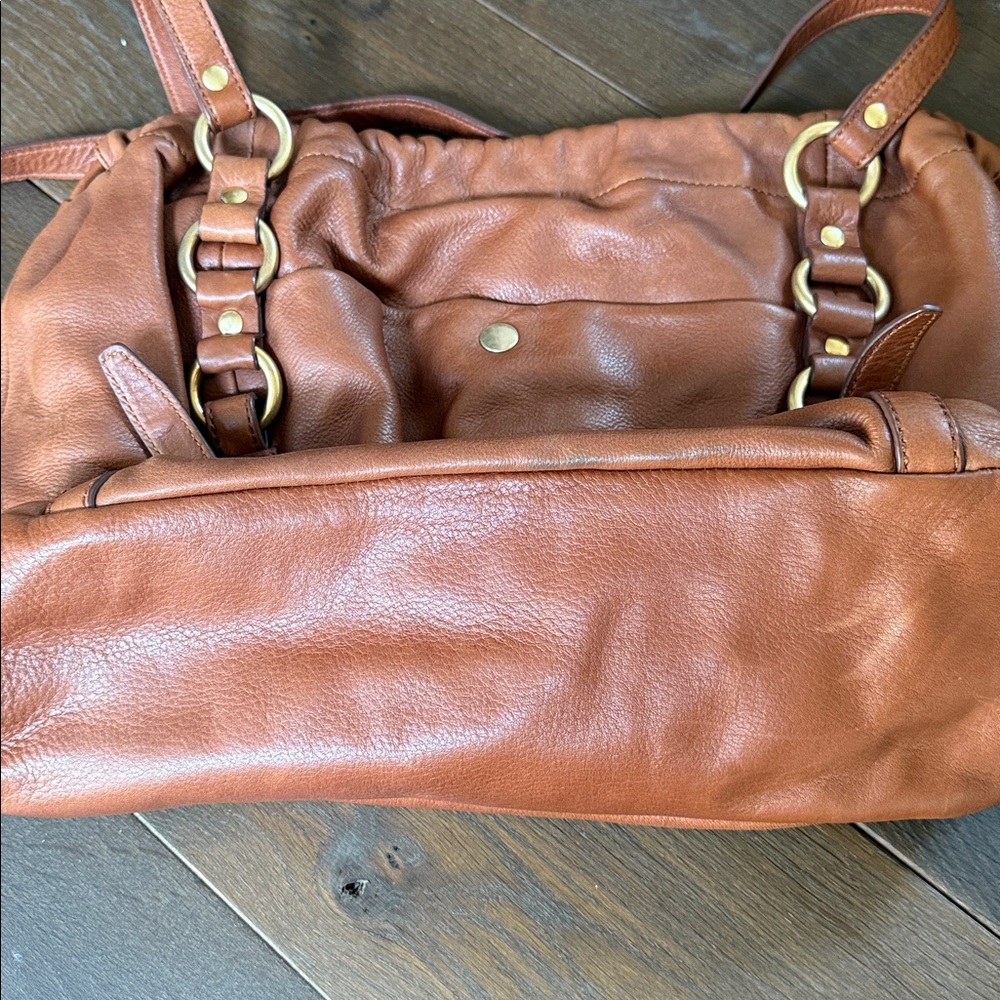 J. Crew Tan Leather Shoulder Bag 100% leather - Picture 9 of 12